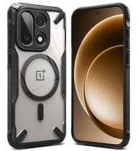 Magsafe Калъф за OnePlus 15, Ringke Fusion X Magnetic, Черен - 1
