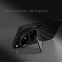 Magsafe калъф за Oppo Find X9 Ultra, Nillkin Clear CamShield Prop Mag Case, Черен - 3