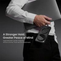Magsafe калъф за Oppo Find X9 Ultra, Nillkin Clear CamShield Prop Mag Case, Черен - 9