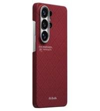 Magsafe Калъф за Samsung S26 Ultra, Pitaka Edge Harvard Case Crimson, Червен - 1 Magsafe Калъф за Samsung S26 Ultra, Pitaka Edge Harvard Case Crimson, Червен - 1