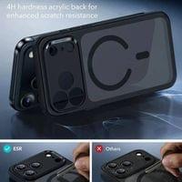 Magsafe Матов Калъф за iPhone 18 Pro Max, ESR Classic Hybrid Frosted Case, Черен - 3