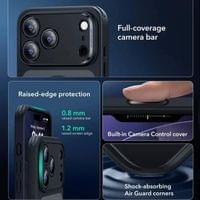 Magsafe Матов Калъф за iPhone 18 Pro Max, ESR Classic Hybrid Frosted Case, Черен - 4