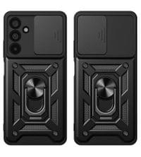 Калъф с Предпазител за Камера и Стойка за Samsung A27, Tech-Protect CamShield Pro Case, Черен - 2