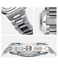 Метална Каишка за Samsung Watch Ultra 1/2 47mm, Spigen Modern Fit Band, Сребрист - 8 Метална Каишка за Samsung Watch Ultra 1/2 47mm, Spigen Modern Fit Band, Сребрист - 8