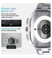 Метална Каишка за Samsung Watch Ultra 1/2 47mm, Spigen Modern Fit Band, Сребрист - 11 Метална Каишка за Samsung Watch Ultra 1/2 47mm, Spigen Modern Fit Band, Сребрист - 11