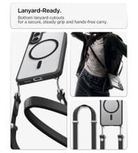 Magsafe Калъф за Samsung S26, Spigen Ultra Hybrid Case, Черен - 12