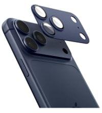 Протектор за Камерата на iPhone 17 Pro Max, Spigen EZ Fit Optik Pro XL Glass tR, Син - 2