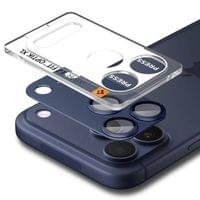 Протектор за Камерата на iPhone 17 Pro Max, Spigen EZ Fit Optik Pro XL Glass tR, Син - 3
