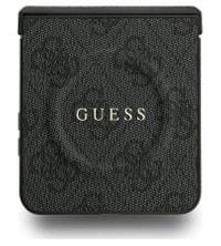 MagSafe Калъф за Samsung Z Flip 7, Guess Leather 4G Classic Case, Черен - 2