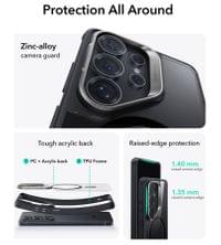 Magsafe Калъф за Samsung S26 Ultra, ESR Classic Hybrid Kickstand Magnetic Case, Черен - 2