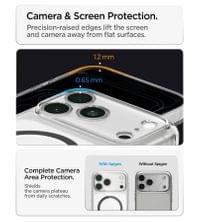 Magsafe Калъф за iPhone 18 Pro/ 17 Pro, Spigen Ultra Hybrid Mag Fit Case Clear/Graphite, Прозрачен - 3 Magsafe Калъф за iPhone 18 Pro/ 17 Pro, Spigen Ultra Hybrid Mag Fit Case Clear/Graphite, Прозрачен - 3