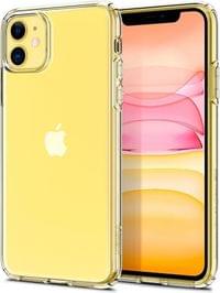 Противоударен Силиконов Калъф за iPhone 11, Spigen Liquid Crystal Case, Прозрачен - 2