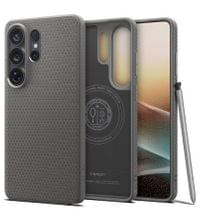 Magsafe Калъф за Samsung S26 Ultra, Spigen Liquid Air Mag Fit Marble Gray Case, Сив - 1