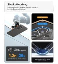 Magsafe Калъф за Samsung S26 Plus, Spigen Liquid Air Mag Fit Marble Gray Case, Сив - 11