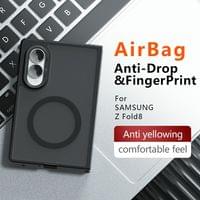 Magsafe Калъф за Samsung Z Fold 8, GKK MagMat Smoky Case, Черен - 4