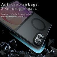 Magsafe Калъф за Samsung Z Fold 8, GKK MagMat Smoky Case, Черен - 7