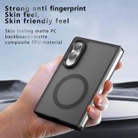 Magsafe Калъф за Samsung Z Fold 8, GKK MagMat Smoky Case, Черен - 9