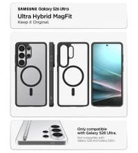 Magsafe Калъф за Samsung S26 Ultra, Spigen Ultra Hybrid Case, Черен - 6