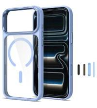 Magsafe калъф за iPhone 18 Pro Max/ 17 Pro Max, Tech-Protect MagMat CC Case, Син - 2