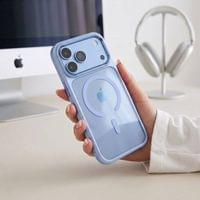 Magsafe калъф за iPhone 18 Pro Max/ 17 Pro Max, Tech-Protect MagMat CC Case, Син - 7