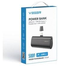 Външна батерия, Veger PlugOn Lightning 5000mAh 20W, Черен - 9