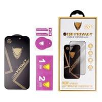 Затъмняващ Протектор за Xiaomi Redmi 15 5G, Privacy Anti-Spy OG Glass, Черен - 2