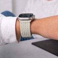 Текстилна Каишка за Apple Watch 44/ 45/ 46/ 49mm, Tech-Protect Nylon Sport Band, Бежов - 5