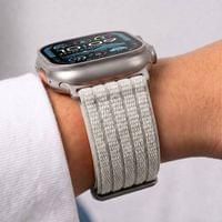 Текстилна Каишка за Apple Watch 44/ 45/ 46/ 49mm, Tech-Protect Nylon Sport Band, Бежов - 7