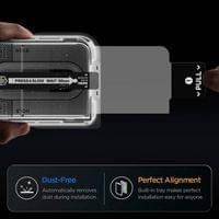 Стъклен Протектор за iPhone Duo, Spigen EZ Fit Pro Glas.tR 2бр., Прозрачен - 4