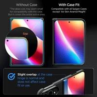 Стъклен Протектор за iPhone Duo, Spigen EZ Fit Pro Glas.tR 2бр., Прозрачен - 6