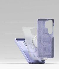 Magsafe Калъф за Samsung S26 Ultra, Ringke Silicone Magnetic Case, Лилав - 6