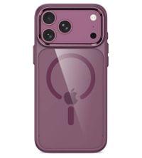 Magsafe Калъф за iPhone 18 Pro/ 17 Pro, Tech-Protect MagMat CC Clear Case, Бордо - 2 Magsafe Калъф за iPhone 18 Pro/ 17 Pro, Tech-Protect MagMat CC Clear Case, Бордо - 2