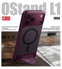 Magsafe Калъф за iPhone 18 Pro Max/ 17 Pro Max, Torras Ostand L1 Guardian Mag Case Burgundy, Бордо - 3 Magsafe Калъф за iPhone 18 Pro Max/ 17 Pro Max, Torras Ostand L1 Guardian Mag Case Burgundy, Бордо - 3