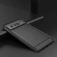 Противоударен Калъф за Google Pixel 6 Pro, Tech-Protect Premium Carbon Case, Черен - 5 Противоударен Калъф за Google Pixel 6 Pro, Tech-Protect Premium Carbon Case, Черен - 5