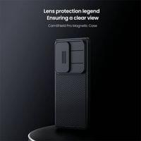 Magsafe калъф с Плъзгач за Камера за Samsung S25 Ultra, Nillkin CamShield Pro Case, Черен - 4