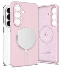 Magsafe Калъф за Samsung S26, Tech-Protect Silicone Case, Розов - 1