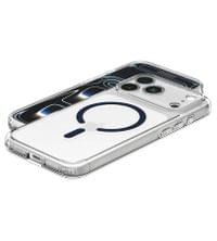 Magsafe Калъф за iPhone 18 Pro/ 17 Pro, Spigen Ultra Hybrid Mag Fit Case Clear/Deep Blue, Прозрачен - 5 Magsafe Калъф за iPhone 18 Pro/ 17 Pro, Spigen Ultra Hybrid Mag Fit Case Clear/Deep Blue, Прозрачен - 5