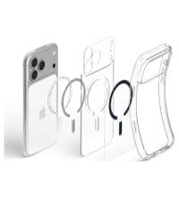 Magsafe Калъф за iPhone 18 Pro/ 17 Pro, Spigen Ultra Hybrid Mag Fit Case Clear/Deep Blue, Прозрачен - 6 Magsafe Калъф за iPhone 18 Pro/ 17 Pro, Spigen Ultra Hybrid Mag Fit Case Clear/Deep Blue, Прозрачен - 6