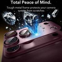 Протектор за Камерата на iPhone 18 Pro Max, ESR Armorite Pro Cam Glass Burgundy, Бордо - 4