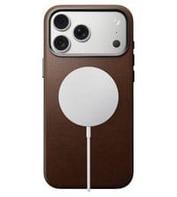 Magsafe Кожен Калъф за iPhone 17 Pro, Nomad Traditional Leather Case, Кафяв - 2