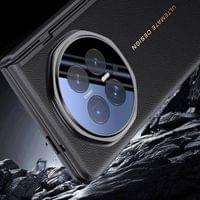 Кожен Калъф за Honor Magic V6, Full Cover Case, Червен - 7