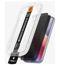 Затъмняващ Протектор за iPhone 18 Pro, Spigen Privacy Glas.tR EZ Fit Pro 2бр., Черен - 3