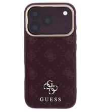 Magsafe Калъф за iPhone 18 Pro/ 17 Pro, Guess Peony 4G Small Logo Case Burgundy, Бордо - 2 Magsafe Калъф за iPhone 18 Pro/ 17 Pro, Guess Peony 4G Small Logo Case Burgundy, Бордо - 2