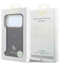 Magsafe Калъф за iPhone 18 Pro/ 17 Pro, Guess Peony 4G Small Logo Case Burgundy, Бордо - 7 Magsafe Калъф за iPhone 18 Pro/ 17 Pro, Guess Peony 4G Small Logo Case Burgundy, Бордо - 7