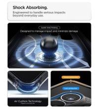 Противоударен Калъф за Samsung S26 Ultra, Spigen Liquid Air Marble Gray Case, Сив - 5