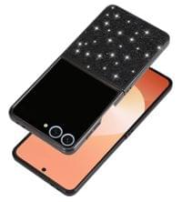 Калъф с Блестяща Декорация за Samsung Z Flip 7, Glitter Case, Златист - 2 Калъф с Блестяща Декорация за Samsung Z Flip 7, Glitter Case, Златист - 2