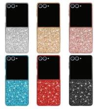 Калъф с Блестяща Декорация за Samsung Z Flip 7, Glitter Case, Златист - 7 Калъф с Блестяща Декорация за Samsung Z Flip 7, Glitter Case, Златист - 7