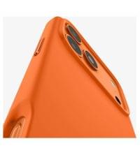 Magsafe Калъф за iPhone 17 Pro Max, Spigen Silicone Fit Mag Case, Оранжев - 4 Magsafe Калъф за iPhone 17 Pro Max, Spigen Silicone Fit Mag Case, Оранжев - 4