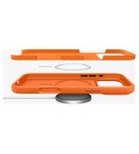 Magsafe Калъф за iPhone 17 Pro Max, Spigen Silicone Fit Mag Case, Оранжев - 6 Magsafe Калъф за iPhone 17 Pro Max, Spigen Silicone Fit Mag Case, Оранжев - 6