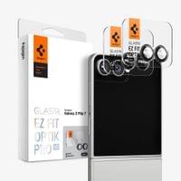 Протектор за Камерата на Samsung Z Flip 8, Spigen EZ Fit Optik Pro Glass tR 2бр., Черен - 1